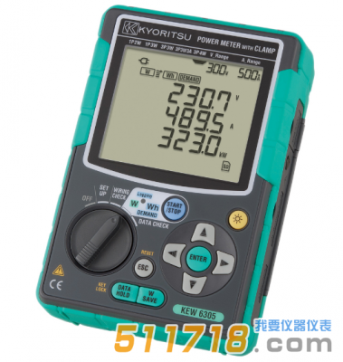 日本KYORITSU(共立) KEW 6305電能質(zhì)量分析儀