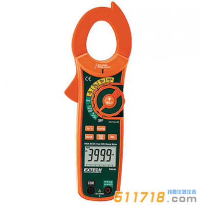 美國EXTECH MA640 600A真有效值交流/直流鉗型表+ NCV