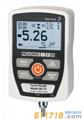 美國Mark-10 M3-500手持式數(shù)字推拉力計(jì)