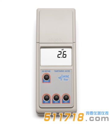 意大利HANNA(哈納) HI83748酒石酸測(cè)定儀