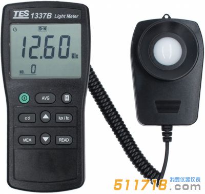 臺(tái)灣泰仕 TES-1337B照度計(jì)(光強(qiáng)度)