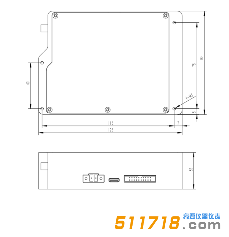 1644301022926866.png ATP5330制冷型高分辨率M型光路光纖光譜儀結(jié)構(gòu)圖.png
